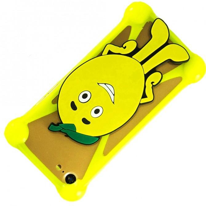 Чохол Universal Soft Touch Cover Lemon Жовтий-2
