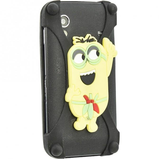 Чехол Universal Soft Touch Cover Minion Чёрный