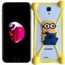 Чохол Universal Soft Touch Cover Minion Жовтий/Синій