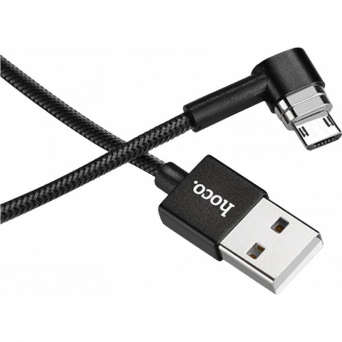 Кабель Hoco U20 MicroUSB Чорний
