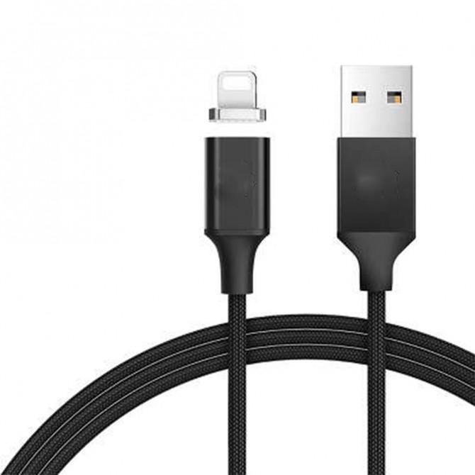 Магнитный кабель Lightning Чёрный