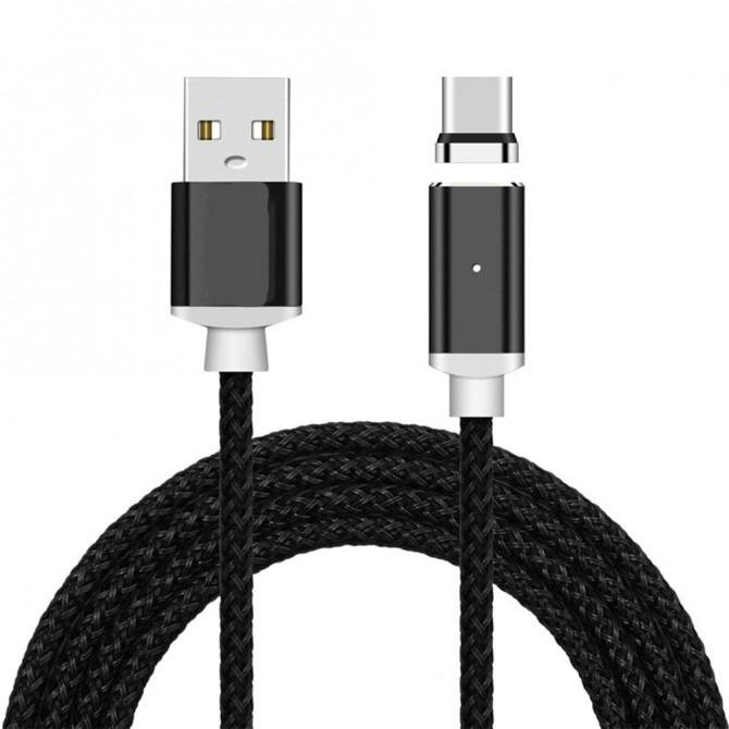 Магнитный кабель Type-C Чёрный-1