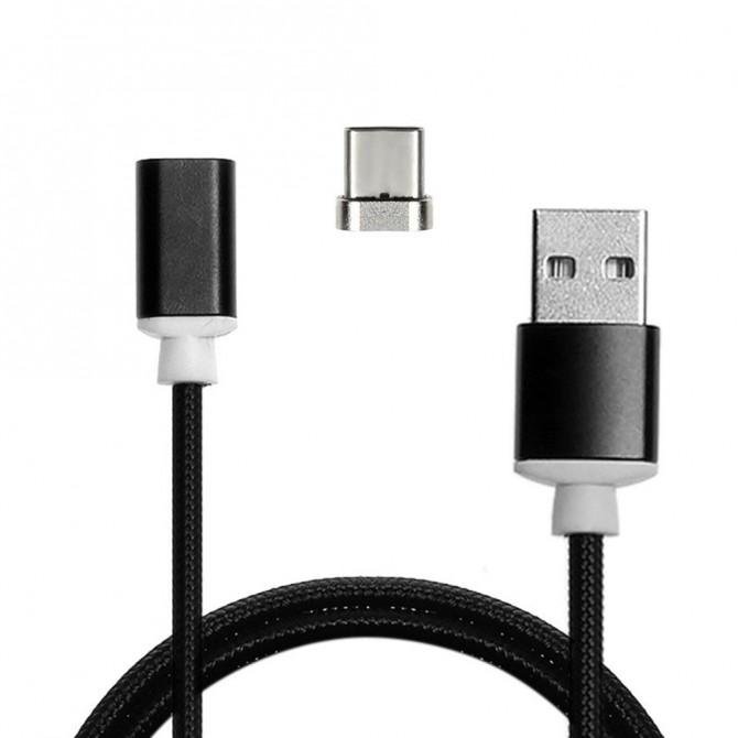 Магнитный кабель Type-C Чёрный-2