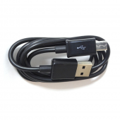 Кабель MicroUSB Чорний (тех.пак) (Samsung/LG/HTC/Lenovo/Sony)