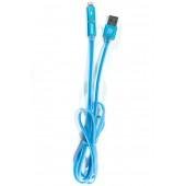 Кабель Remax Aurora 2in1 iPhone 5/MicroUSB Синий