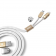 Кабель Remax Binary RC-025t 2in1 iPhone 6/microUSB Белый 1m (5-094)