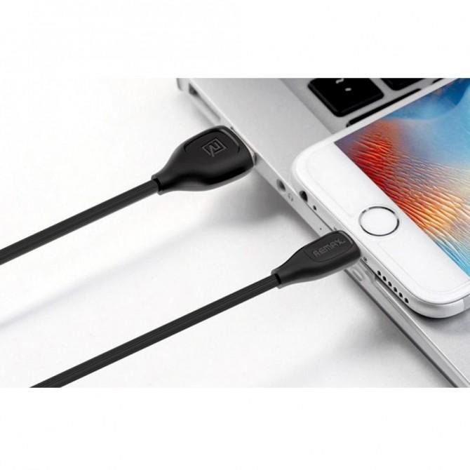 Кабель Remax Lesu RC-050i iPhone 5/6 Чёрный 1m-3