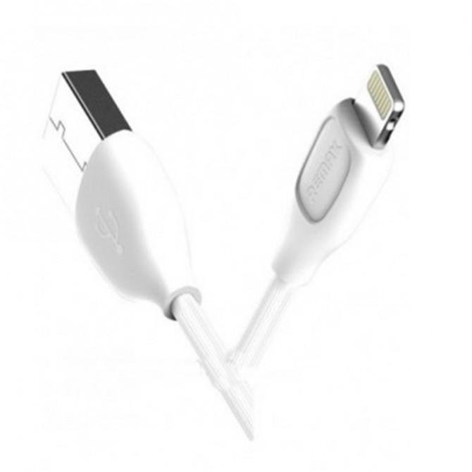 Кабель Remax Lesu RC-050i iPhone 5/6 Білий 1m-1