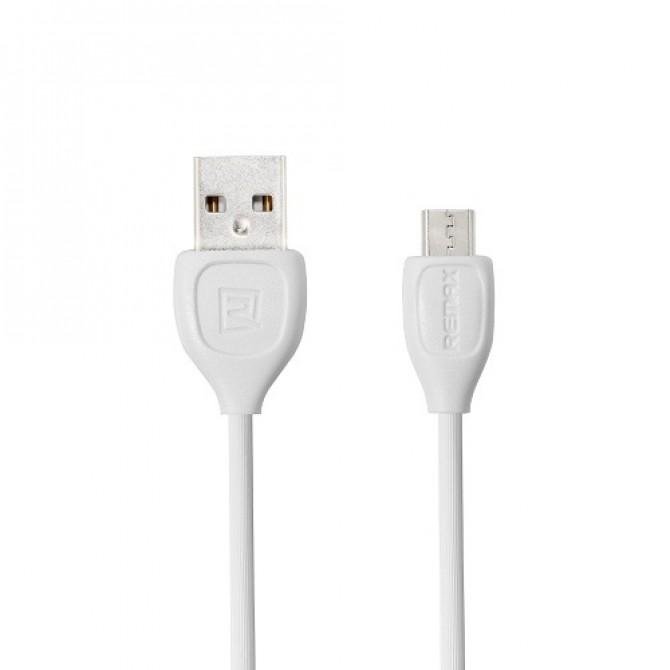 Кабель Remax Lesu RC-050m microUSB Белый 1m