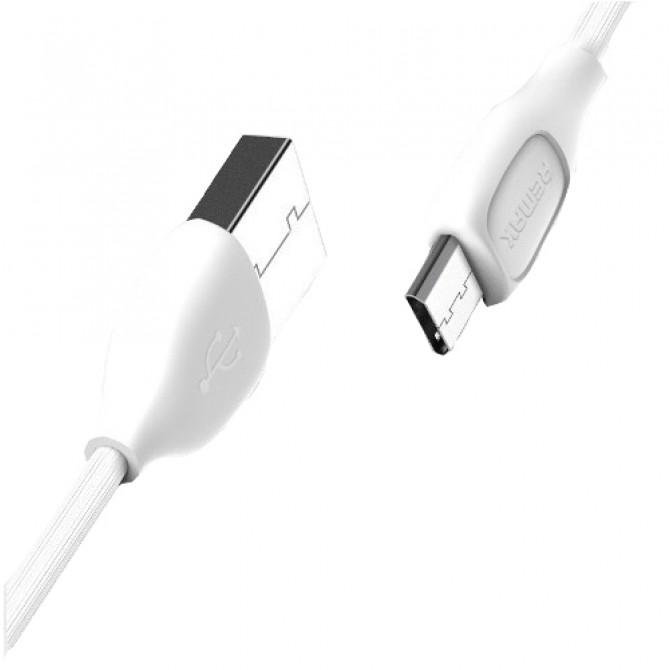 Кабель Remax Lesu RC-050m microUSB Белый 1m-1