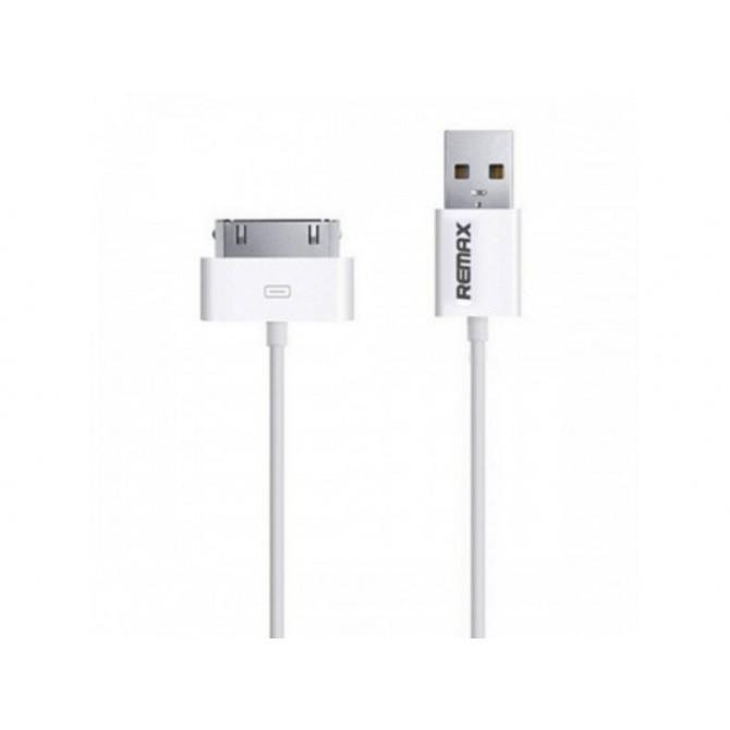 Кабель Remax Light Speed RC-006i4 iPhone 4 Білий 1m (5-026)