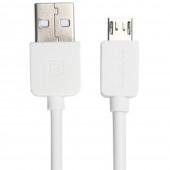 Кабель Remax Light Speed RC-006m microUSB Белый 1m (5-027)