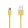 Кабель Remax Light Speed RC-006m microUSB Желтый 1m (5-027)