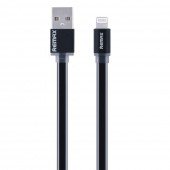 Кабель Remax Quick Charge RE-005i iPhone 6 Metal Чёрный 1m (плоский) (5-017) Кабель Remax Quick Charge RE-005i iPhone 6 Metal Чёрный 1m (плоский) (5-017)