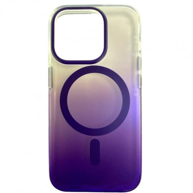 Чохол TPU+PC Phantom with MagSafe для Apple iPhone 16 Pro (6.3") Purple-1