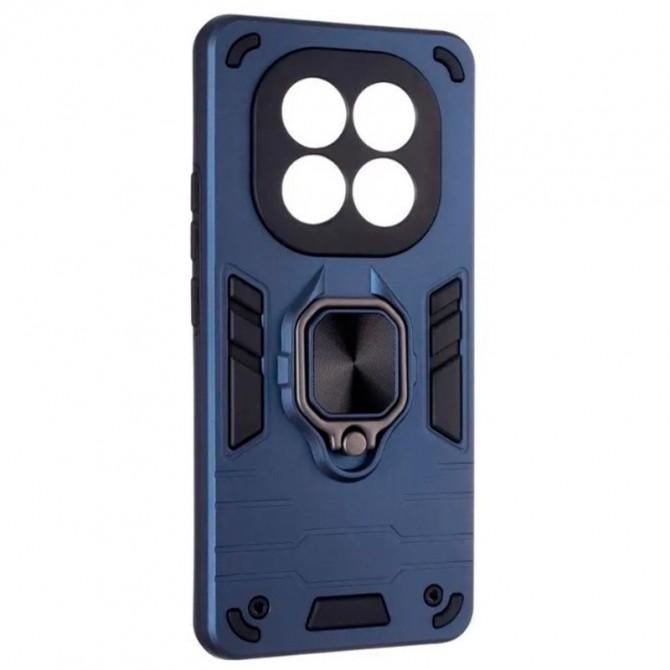 Чохол HONOR Hard Defence Series Xiaomi Redmi Note 14 Pro 4G Dark Blue (with magnet)