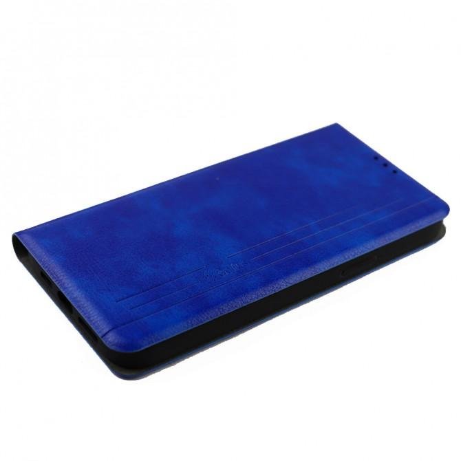 Чехол книжка Leather Gelius для iPhone 12 Pro Max Blue-4