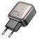 Мережевий зарядний пристрій 1USB + Type-C Borofone BAS14A Erudite PD20W+QC3.0 Black