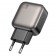 Мережевий зарядний пристрій 1USB + Type-C Borofone BAS14A Erudite PD20W+QC3.0 Black
