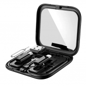 Кабель  Hoco U114 Treasure box storage Micro/Type-C/Lightning/Card-Pin Black 1.2m Кабель  Hoco U114 Treasure box storage Micro/Type-C/Lightning/Card-Pin Black 1.2m