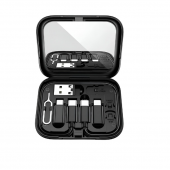 Кабель  Hoco U114 Treasure box storage Micro/Type-C/Lightning/Card-Pin Black 1.2m Кабель  Hoco U114 Treasure box storage Micro/Type-C/Lightning/Card-Pin Black 1.2m