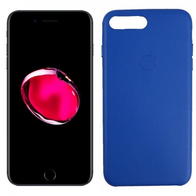 Чохол Leather Case для iPhone 7/8 Plus Electric Blue