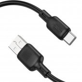 USB Кабель Borofone BX113 Lenny Type-C 3A Black 3m USB Кабель Borofone BX113 Lenny Type-C 3A Black 3m