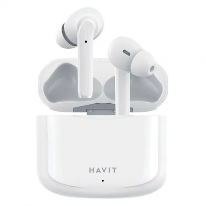 Наушники Havit TW966 with charger case White
