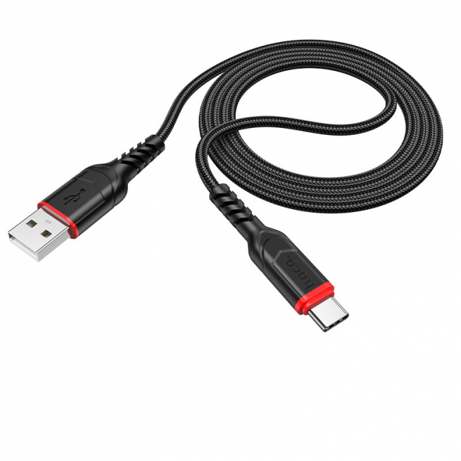 Кабель USB Cable Hoco X59 Vicrtory Type-C Black 2m