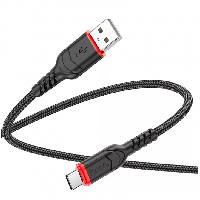 Кабель USB Cable Hoco X59 Vicrtory Type-C Black 2m-2