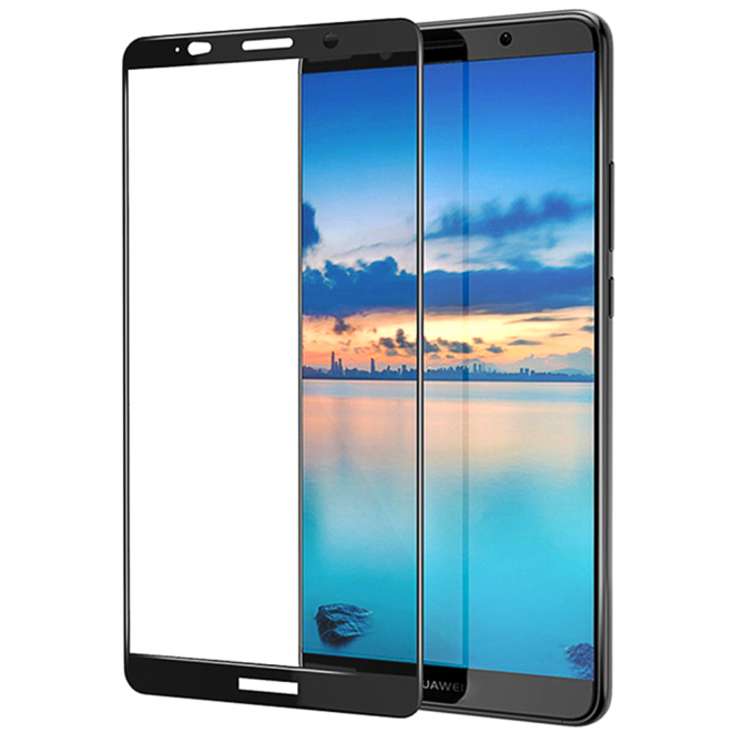 Захисне скло для HUAWEI Mate 10 Pro (0.3 мм, 5D чорне)-1