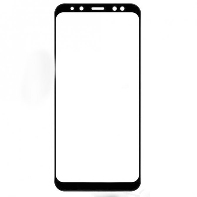 Защитное стекло для SAMSUNG A530 Galaxy A8 (2018) (0.3 мм, 5D чёрное)-2