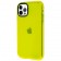 Чохол силіконовий Clear Neon для Apple iPhone 13 Pro Світло Жовтий