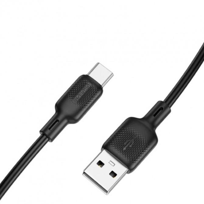 Кабель USB Borofone BX113 Lenny Type-C 3A Black 2m