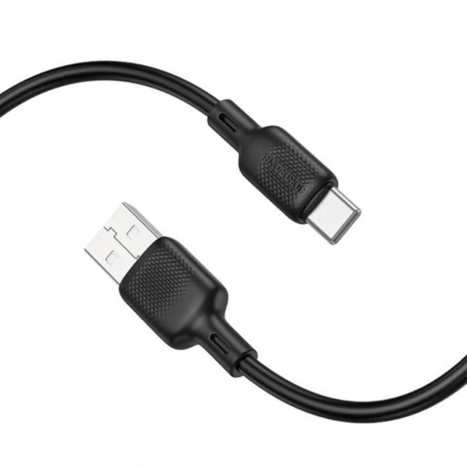 Кабель USB Borofone BX113 Lenny Type-C 3A Black 2m-2