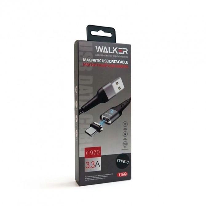 Кабель WALKER C970 Magnetic (Data&Charging) Type-C Black-1