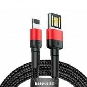 Кабель USB  Baseus Cafule Lightning (CALKLF-G91) Black/Red 1m (Special edition)