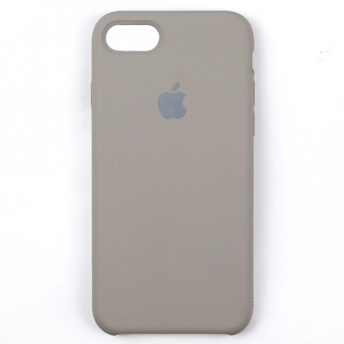Чехол силиконовый для iPhone 7/8 Пепельно Серый-1