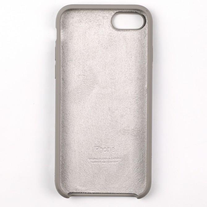 Чехол силиконовый для iPhone 7/8 Пепельно Серый-2