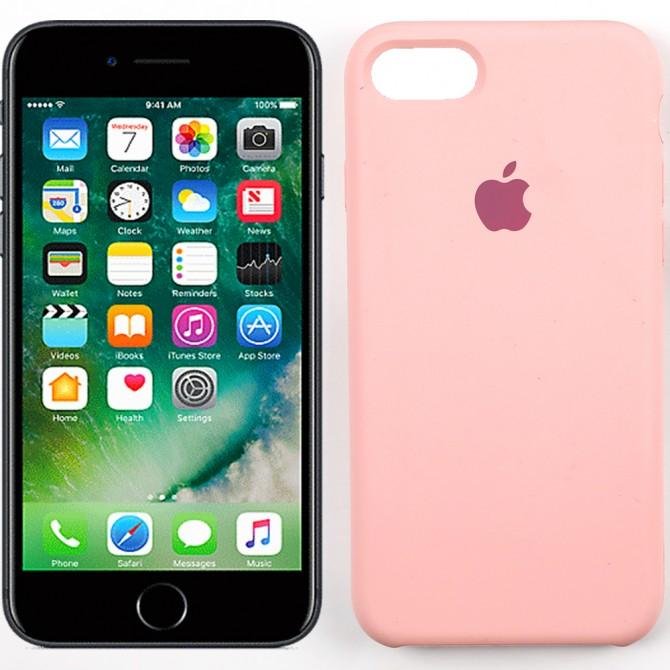 Чехол силиконовый для iPhone 7/8 Светло Персиковый
