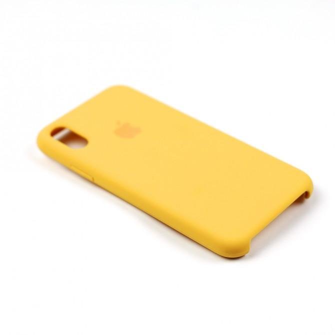 Чехол силиконовый для iPhone X/Xs Светло Коричневый-4