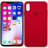 Чохол силіконовий для iPhone X/Xs Темно Вишневий