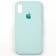 Чохол силіконовий для iPhone X/Xs Фiсташковий