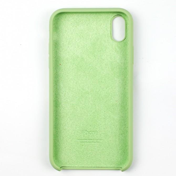 Чехол силиконовый для iPhone Xr Зеленый-2