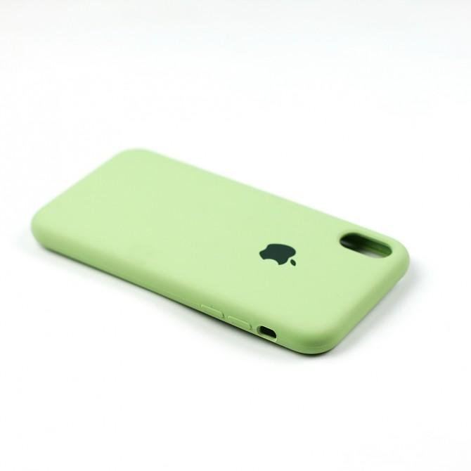 Чехол силиконовый для iPhone Xr Зеленый-3