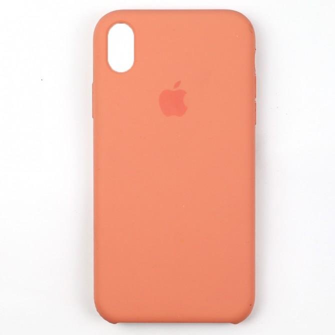 Чохол силіконовий для iPhone Xr Персиковий-1