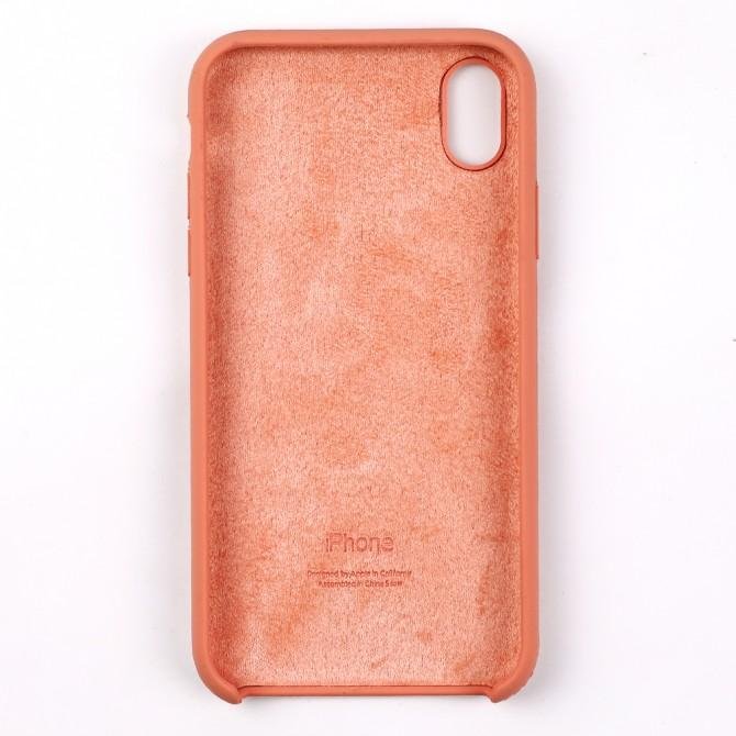 Чохол силіконовий для iPhone Xr Персиковий-2