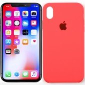 Чохол силiконовий для iPhone Xr Яскраво Рожевий