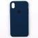 Чехол силиконовый для iPhone Xs Max Индиго