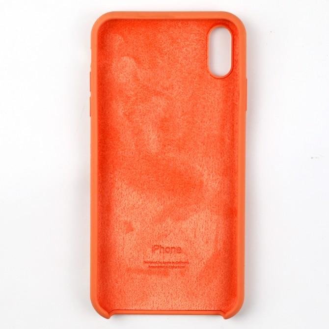 Чехол силиконовый для iPhone Xs Max Светло Персиковый-2